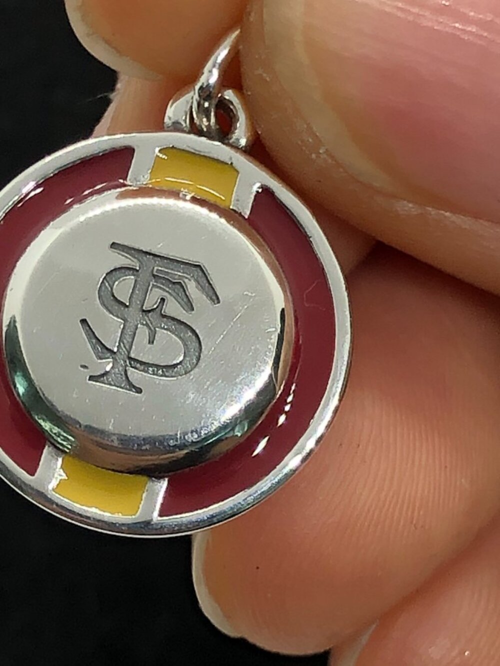 James Avery Enamel Florida State University School Spirit Charm